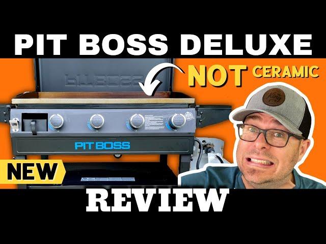 BRAND NEW Pit Boss Deluxe Griddle REVIEW - IMPORTANT - Different than the Ceramic Ultimate!!