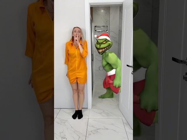The Grinch Steals a Prisoner and a Spiderman #shorts by Leisi Crazy