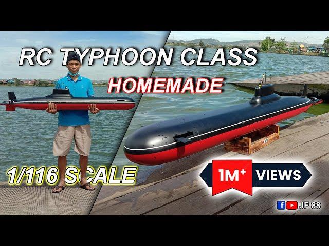 HOW I BUILT RC SUBMARINE TYPHOON CLASS 1.5M LONG SCRATCH-BUILD WITH FIBERGLASS