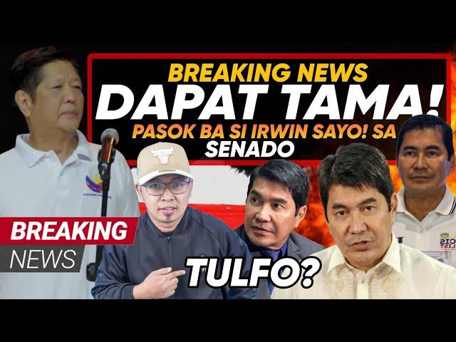 HETO NA PBBM IRWIN TULFO TAMA TAO NGA BA SA SENADO ALAMIN NATIN YAN