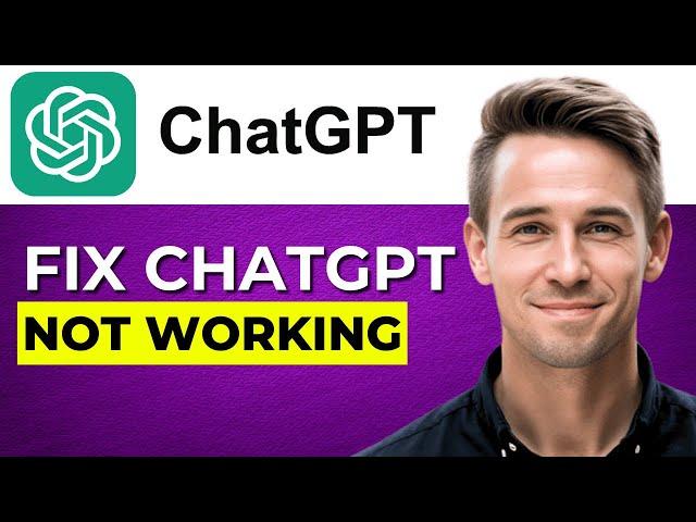 HOW TO FIX CHATGPT NOT WORKING OR LOADING ERROR (Easy Fix)