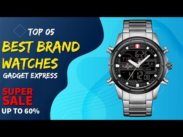 Top 05 Best Men's Brand Watch from Aliexpress || Gadget Express