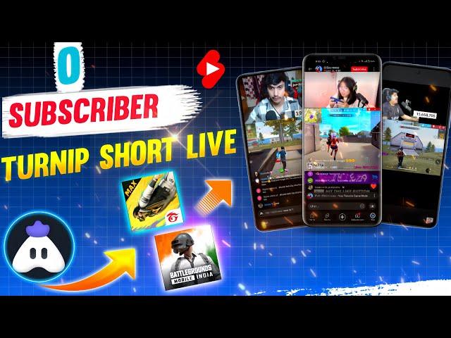 Turnip App Se Live Stream Kaise kare 2025 || Turnip App se Short Live Stream Kaise kare Full Process