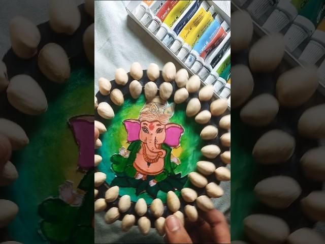 Wall hanging craft || ganesh ji #trend #art #wallhanging #craft #diy #ganeshji #decorideas