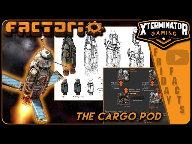 Factorio Friday Facts #437: Better Cargo Pod Deep Dive & HUGE Modding Possibilities!