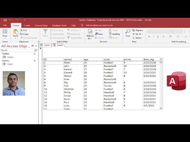 How to populate Multicolumn listbox from table in ms access form using VBA