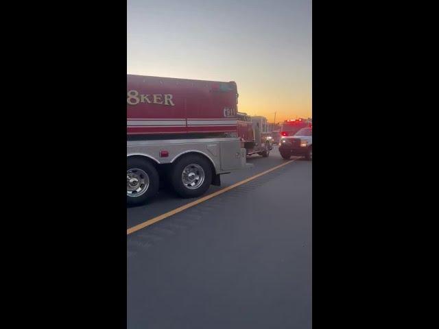 WSFD shares video of units on scene of hazmat spill