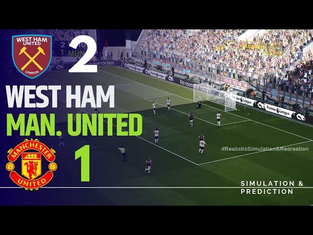 WEST HAM 2-1 MANCHESTER UNITED • Highlights • Premier League 24/25 | Simulation/Recreation