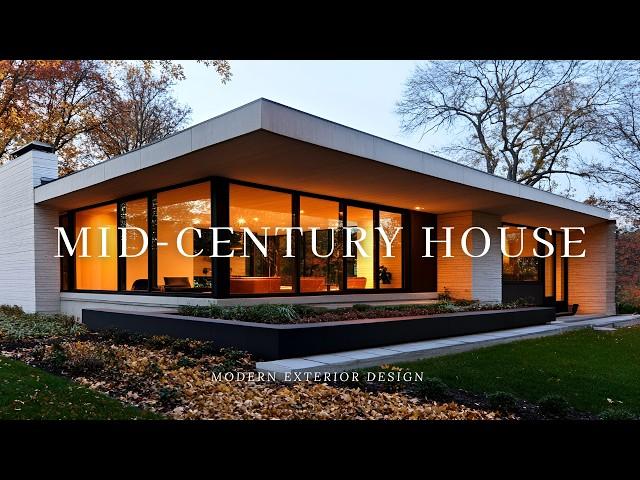 Top 10 Mid-Century Modern House Exterior Design Ideas for a Bold, Angular Look