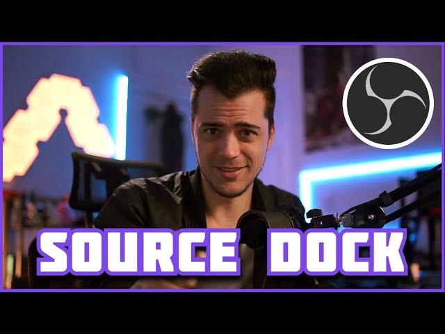 You ABSOLUTELY need this OBS plug-in. "Source Dock"