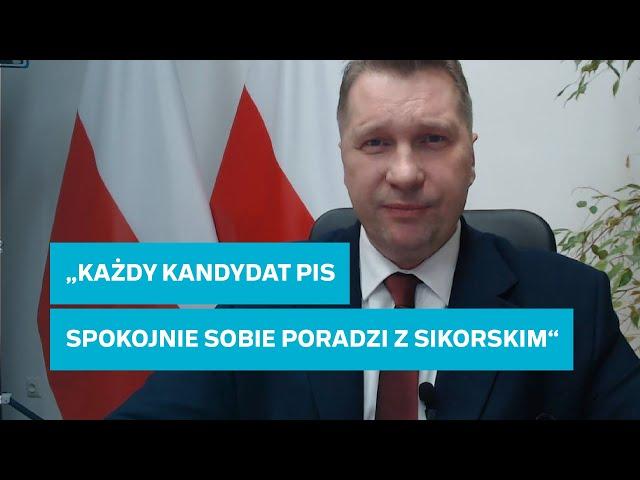 Czarnek o kandydacie PiS w wyborach. "Rozmawiałem z Kaczyńskim"