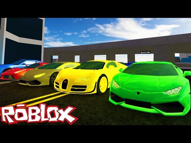 Roblox Adventures / Vehicle Simulator / FASTEST & MOST EXPENSIVE CARS IN THE WORLD!