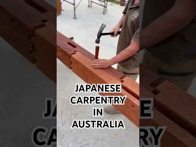 Traditional Japanese joinery #carpentry #building #joinery #home #handcrafted #handmade
