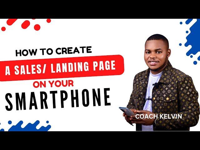 How to create a landing page, sales page, opt in page on your smartphone| carrd.co tutorial)