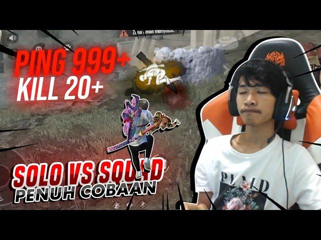 KONTEN PENUH COBAAN!! SOLO VS SQUAD KILL 20