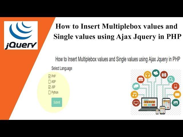 How to Insert Multiple checkbox values and Single values using Ajax Jquery in PHP | Best Example 