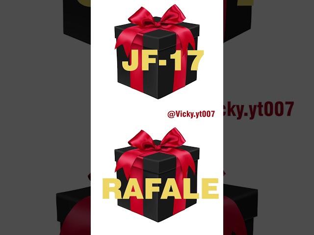 JF-17 Thunder vs Rafale Gifts #shortvideo #jf17 #trending