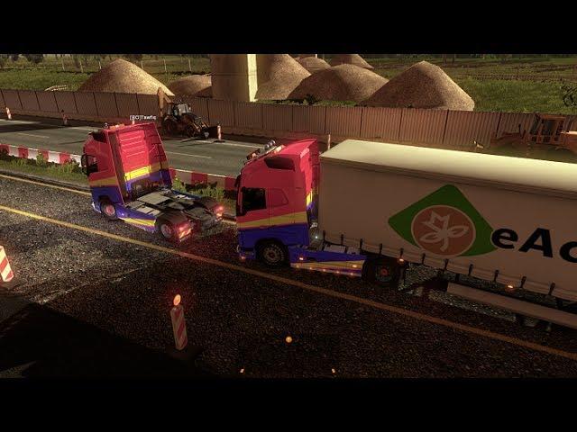 IDIOTS on the road #1 ETS2MP | Funny moments | Crash Compilation