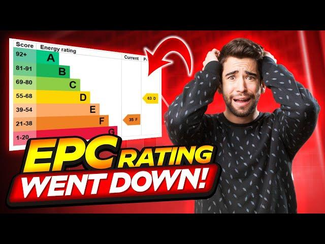 My EPC rating went down #epc  #energyperformancecertificates #epcs