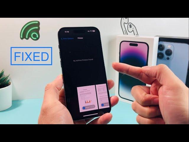 No AirPrint Printers Found (FIXED)