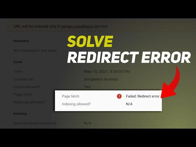 Page Fetch Failed Redirect Error (Permanently Solved!)