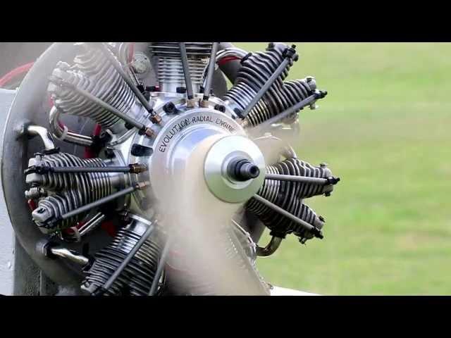 Evolution 77cc Radial Engine