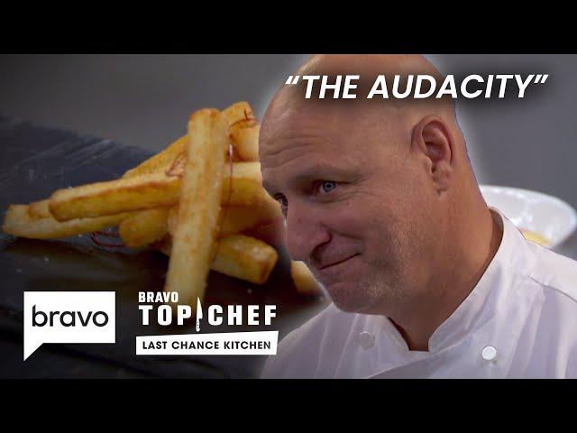 Cooking French Fries on Top Chef?! | Four Chefs Face Off | Top Chef: Last Chance Kitchen (S15 E02)