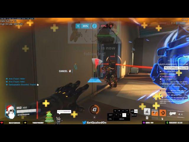 Overwatch 2 Rollout Doomfist God GetQuakedOn Tryhard Gameplay -Could Not Carry His Team-