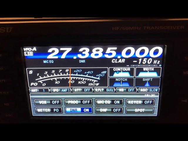 Yaesu FTDX-1200 on 27 MHz