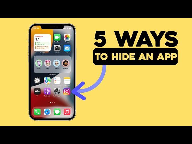 5 Ways To Hide Apps On Your iPhone