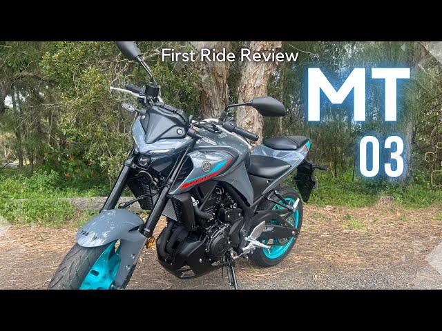 2023 Yamaha MT-03 First Ride Review