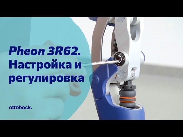 Настройка и регулировка коленного модуля Pheon 3R62