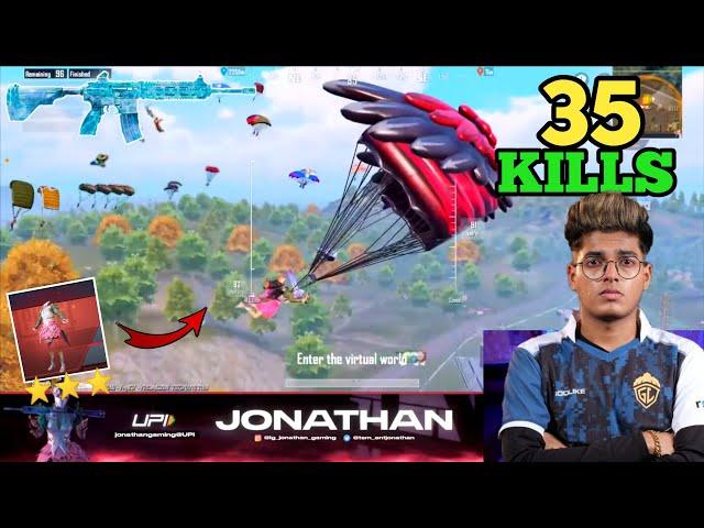 35 KILLS !! JONATHAN NEW FULL AGRESSIVE GAMEPLAY/ FOREST ELF SET #jonathangaming #gameplay #bgmi