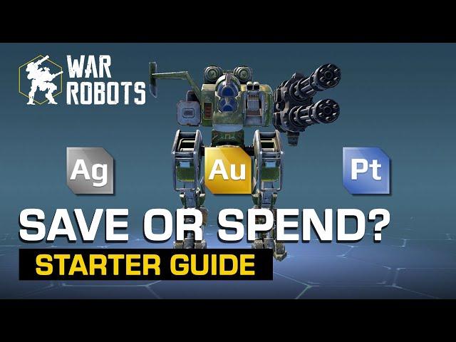 War Robots BEGINNER'S GUIDE #2  | How to get Silver, Gold and Platinum (Ag, Au & Pt)