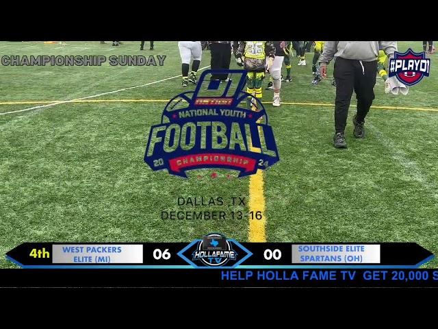 WEST PACKERS ELITE VS SOUTHSIDE ELITE SPARTANS 10u| MIDWEST MEGA BOWL CHAMPIONSHIP 2024