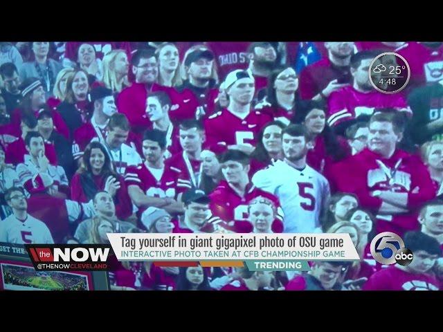 Gigapixel photo shows OSU championship game in extreme detail