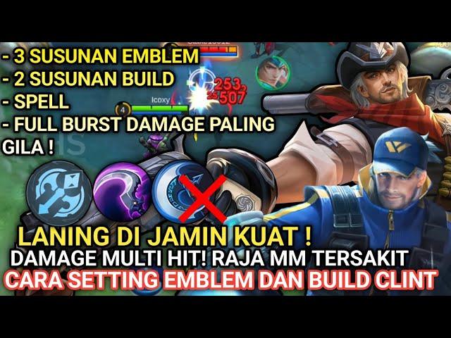 RAME DI MPL! SET BUILD CLINT TERSAKIT 2024 | EMBLEM CLINT TERSAKIT 2024 TERBARU!