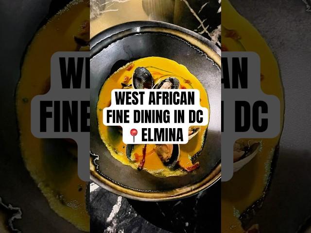 ELMINA | DC Fine Dining Restaurant | Modern West African Food by Chef Eric Adjepong #washingtondc