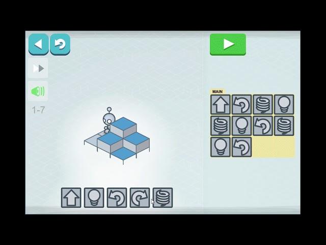 Hour of Code: Lightbot - Level 1-7 Full Tutorial