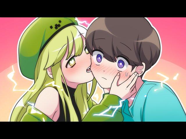 Charged Creeper's kiss | Minecraft anime