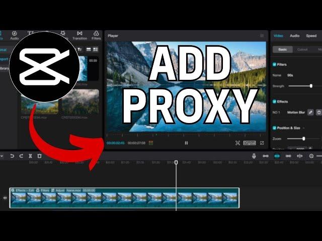 How to Add Proxy in Capcut PC 2024?