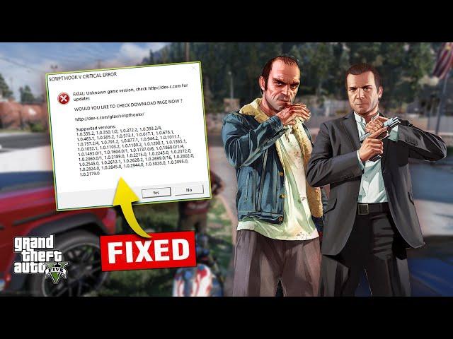 How to Fix Scripthookv Critical Error in GTA5 | February 2025 Update