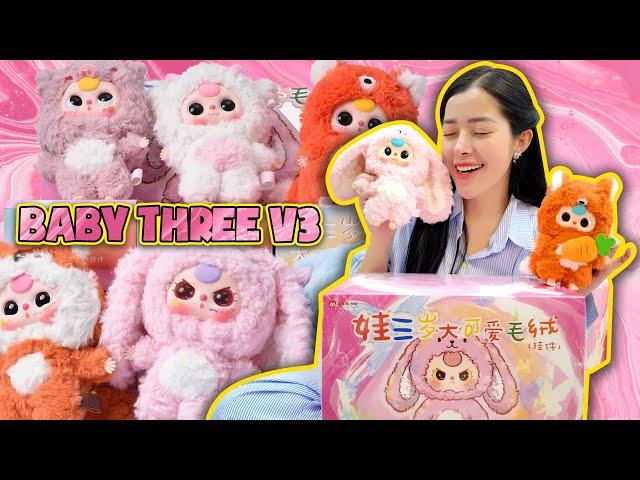 Khui FULL SET BABY THREE V3 - Săn bé Thỏ Hồng I Linh Barbie Vlog