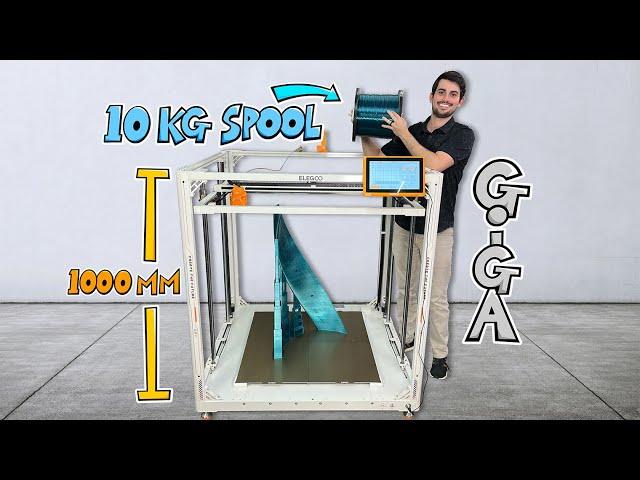 Affordable Large Format 3D Printer! (Elegoo OrangeStorm Giga Review)