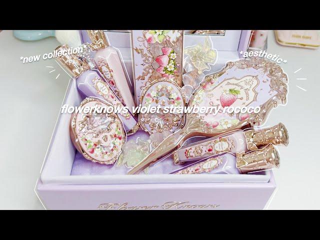 NEW flowerknows violet rococo $190 FULL SET unboxing ASMR