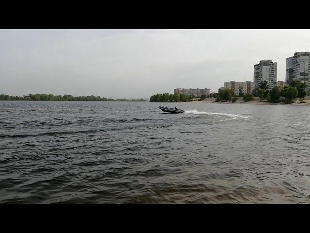 Навигатор Doker 420 c мотором м-15,вид со стороны
