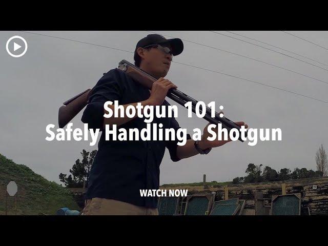 Safe Gun Handling: Holding a Shotgun | Shotgun 101 with Top Shot Chris Cheng