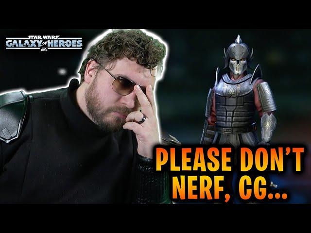 This Does Not Look Good... CG Announces Possible Nerf/Changes for Darth Bane