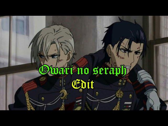 Последний Серафим Гурен Ичиносэ Шинья Хиираги Owari no Seraph Эдит