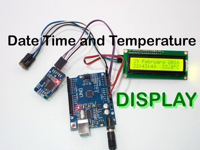 Display Date Time and Temperature using DS3231 RTC and I2C LCD